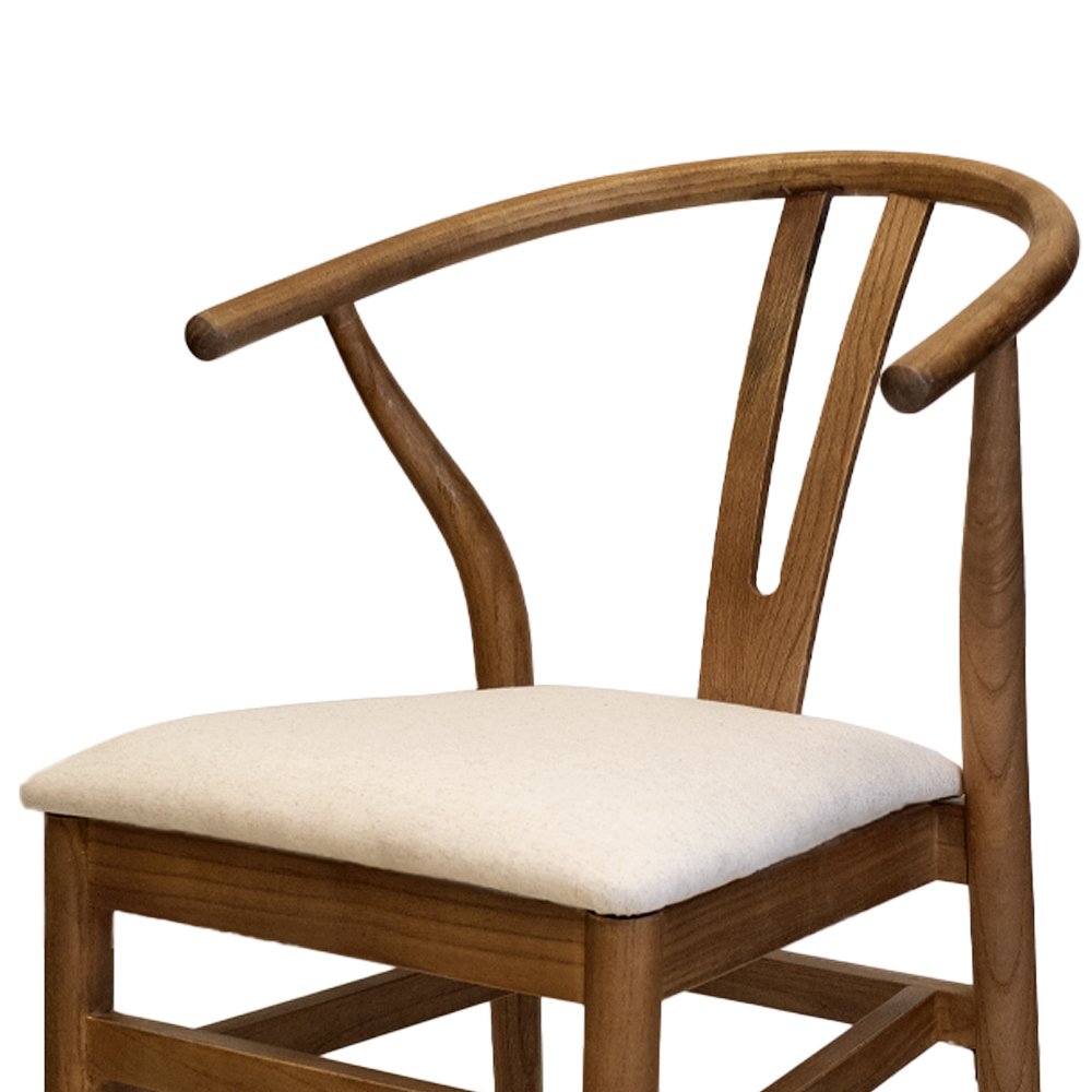 Commerical Seating Products Mid Century Dark Walnut Chairs. Picture 1