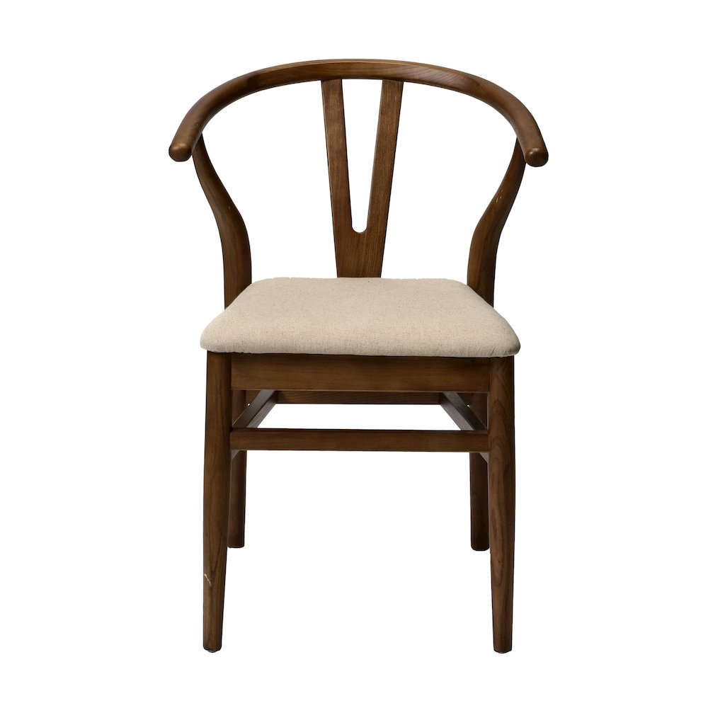 Commerical Seating Products Mid Century Dark Walnut Chairs. Picture 3