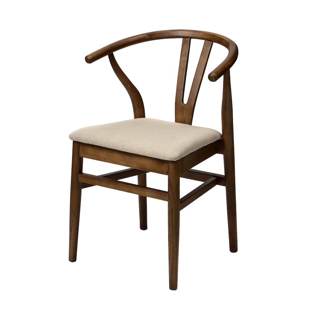 Commerical Seating Products Mid Century Dark Walnut Chairs. Picture 4