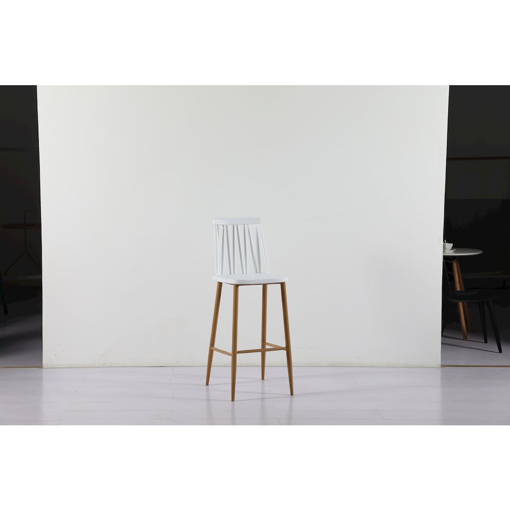 Commerical Seating Products Black Windsor Barstool. Picture 1