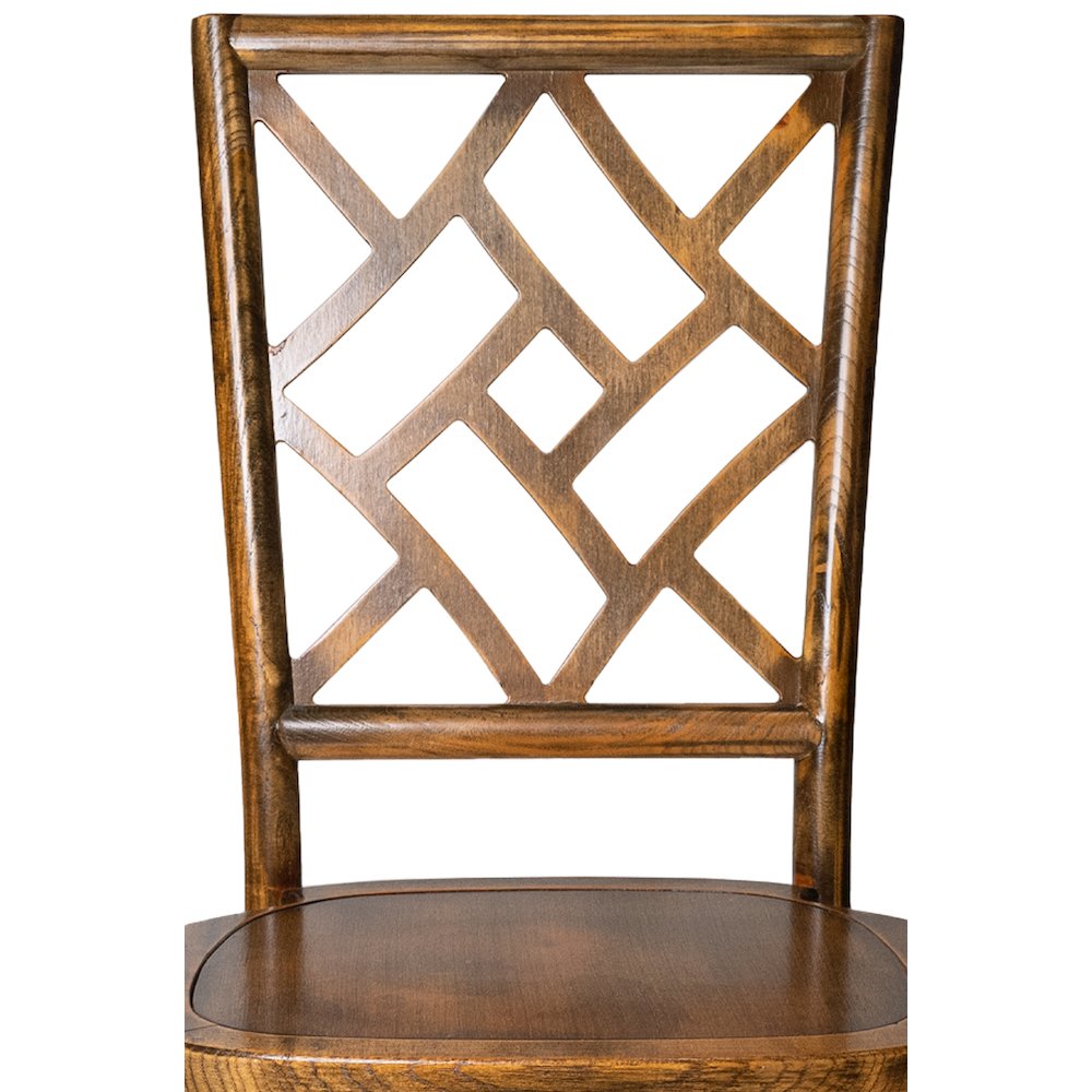 Set Of 2 Mosaic Dining Chair - Golden Teak. Picture 1
