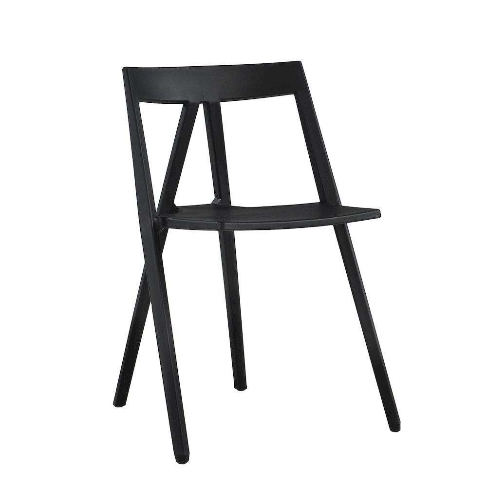 Commerical Seating Products Milan Armless Black Chairs. Picture 1