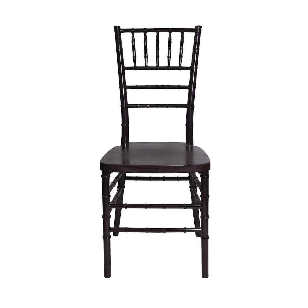Commerical Seating Products European Red Mahogany Wood Dining Chairs. Picture 1