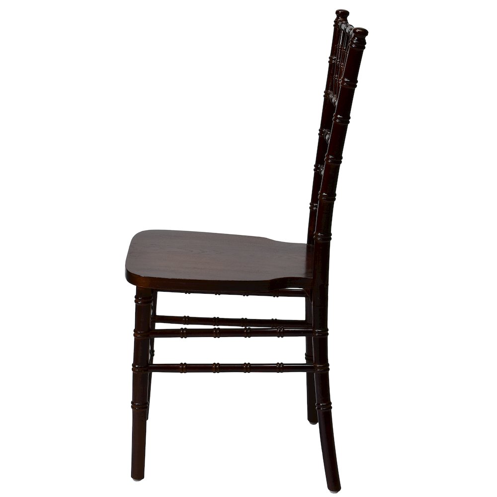 Commerical Seating Products European Red Mahogany Wood Dining Chairs. Picture 3