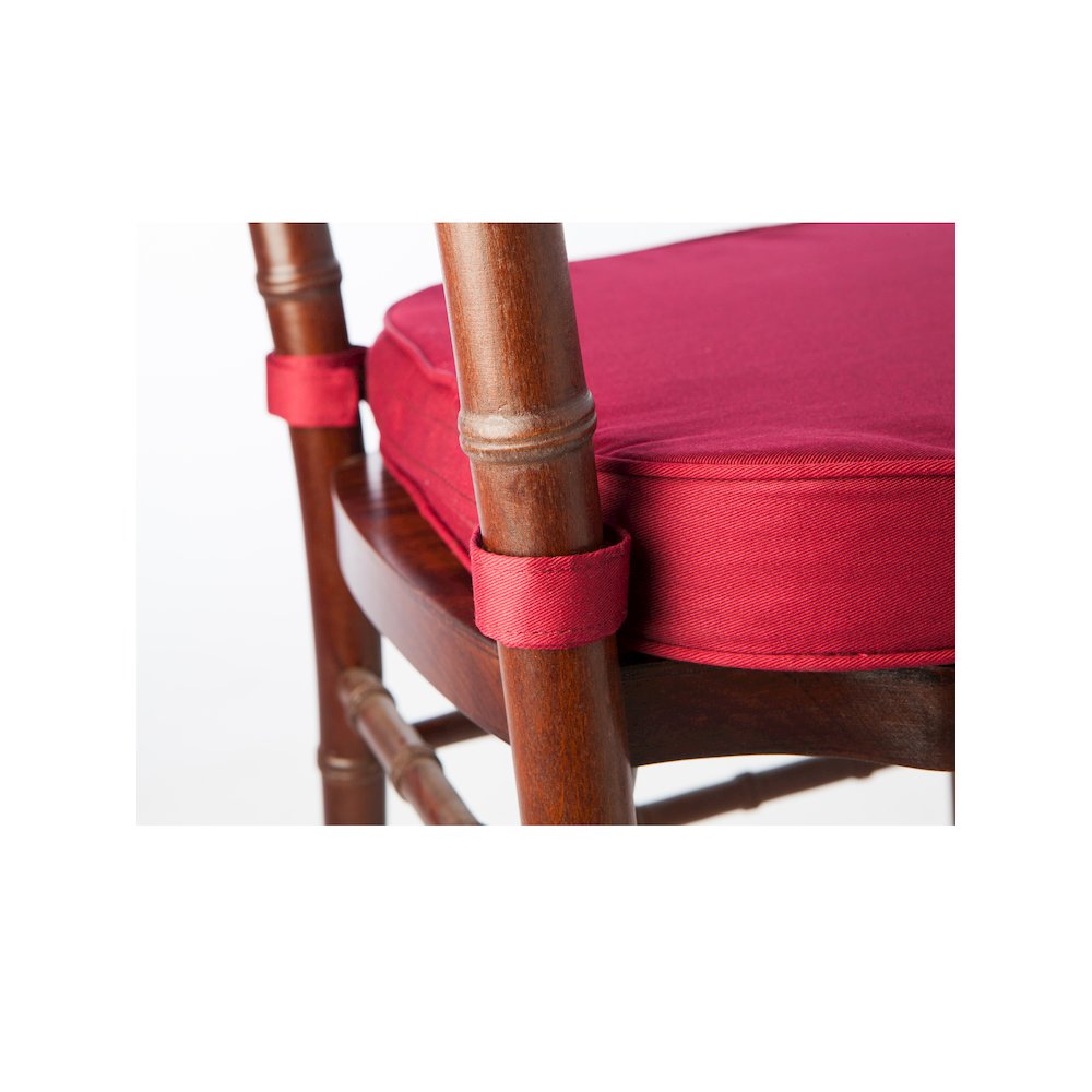 Commerical Seating Products Hoop and Loop Burgundy Cushions Chairs. Picture 3