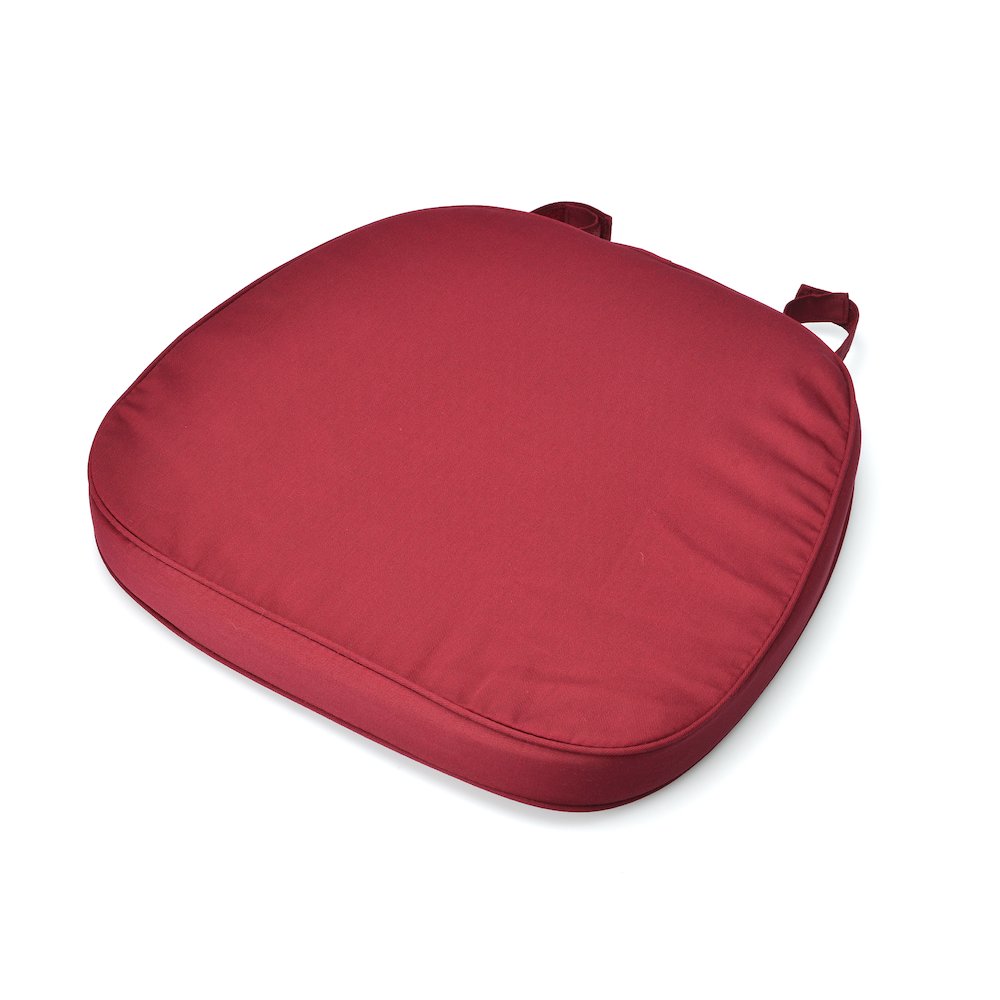 Commerical Seating Products Hoop and Loop Burgundy Cushions Chairs. Picture 1