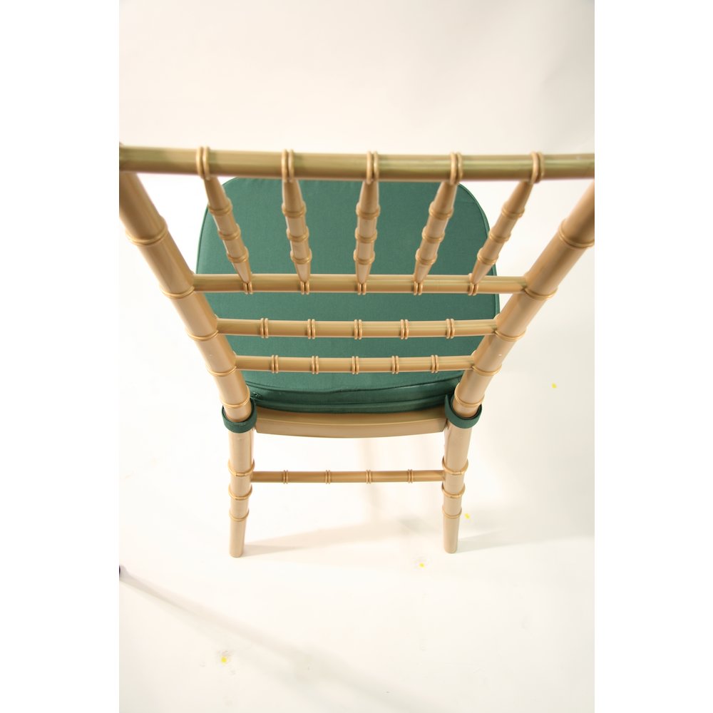 Commerical Seating Products Hoop and Loop Hunter Green Cushions Chairs. Picture 1