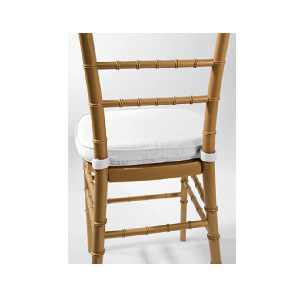 Commerical Seating Products Hoop and Loop White Cushions Chairs. Picture 4