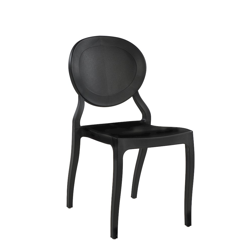 Commerical Seating Products Black Emma Armless Chairs. Picture 4