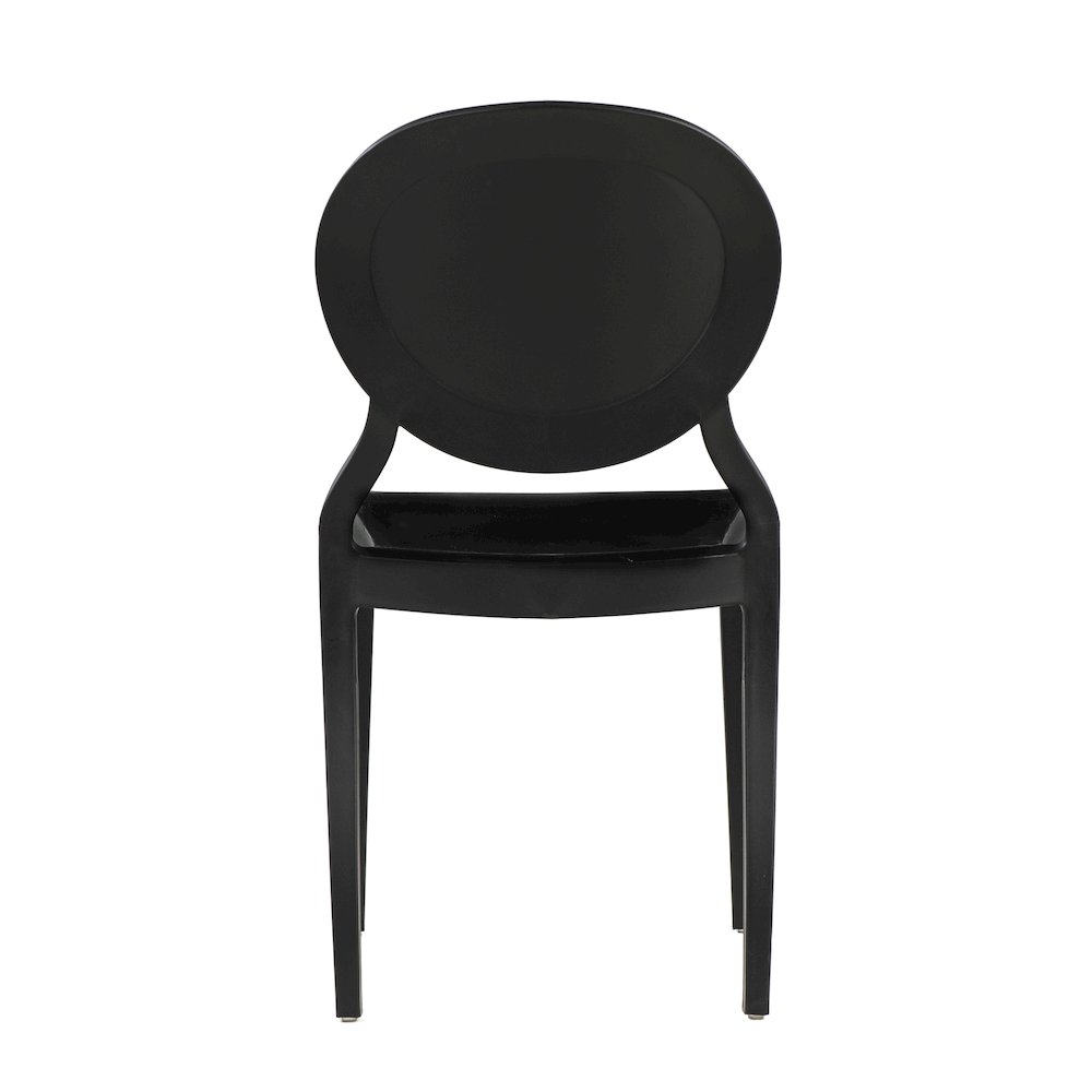 Commerical Seating Products Black Emma Armless Chairs. Picture 1