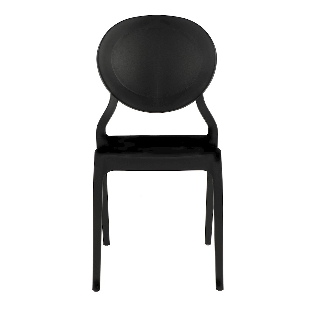 Commerical Seating Products Black Emma Armless Chairs. Picture 3