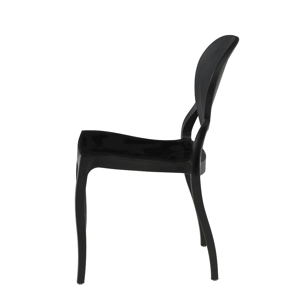 Commerical Seating Products Black Emma Armless Chairs. Picture 2