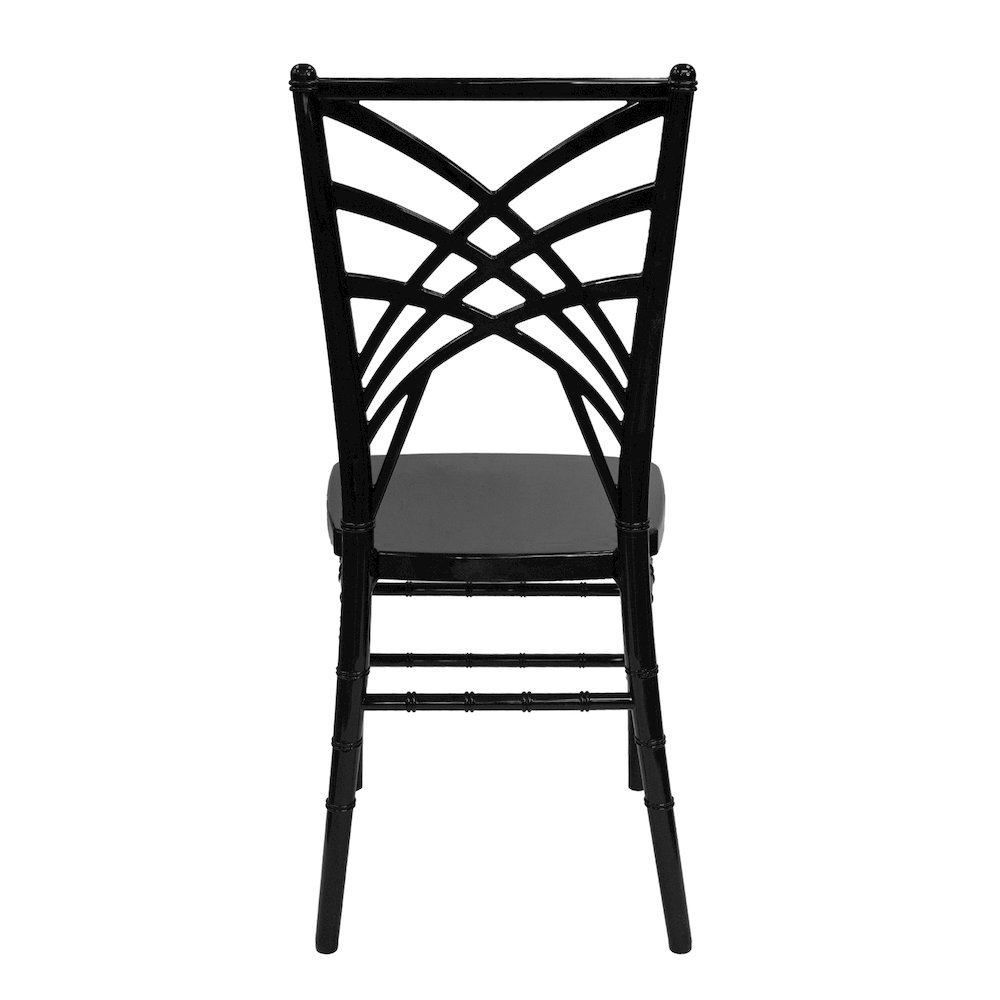 Commercial Seating Product Black Stacking Dining Chair. Picture 2