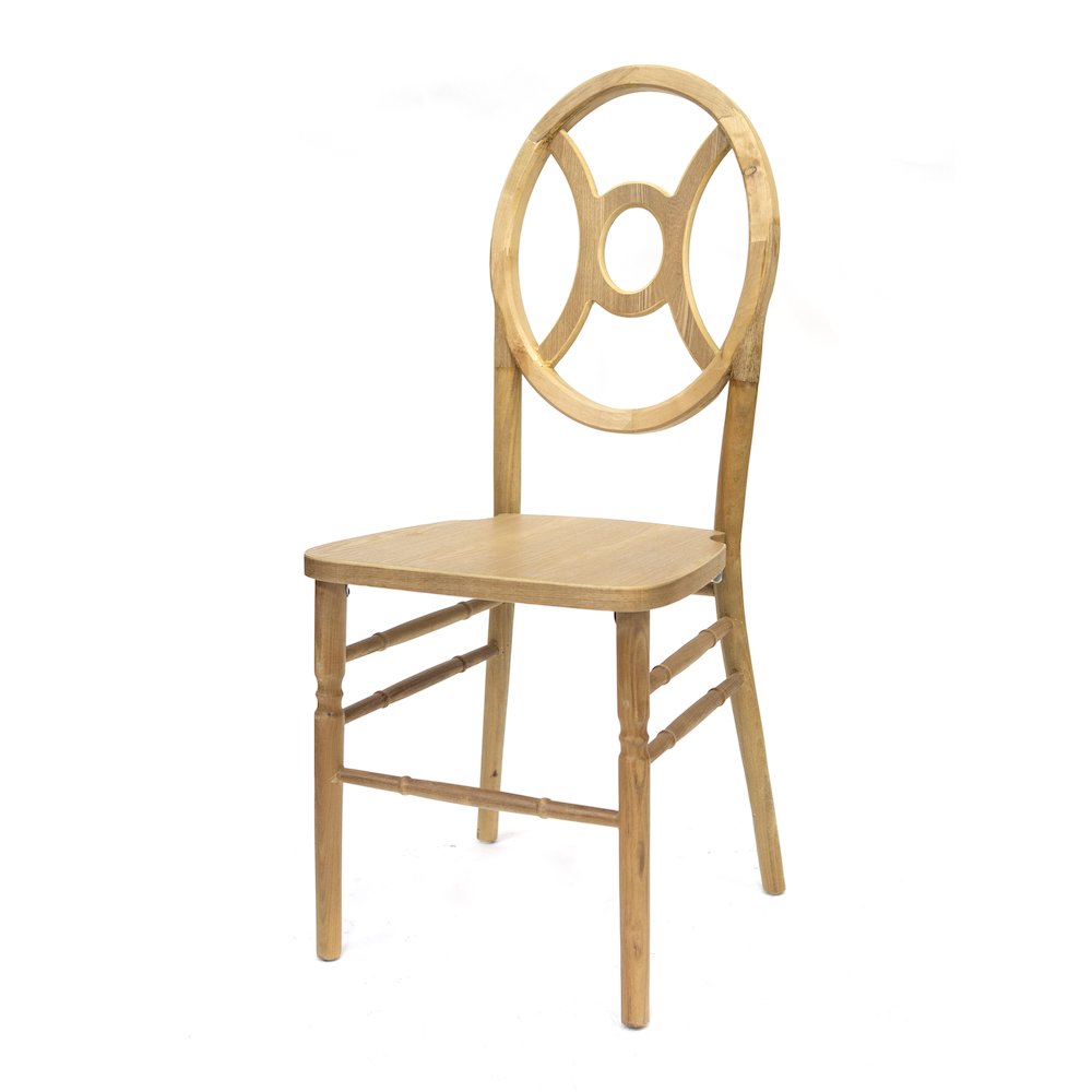 Commerical Seating Products Twin Tinted Raw Wood Chairs. Picture 1