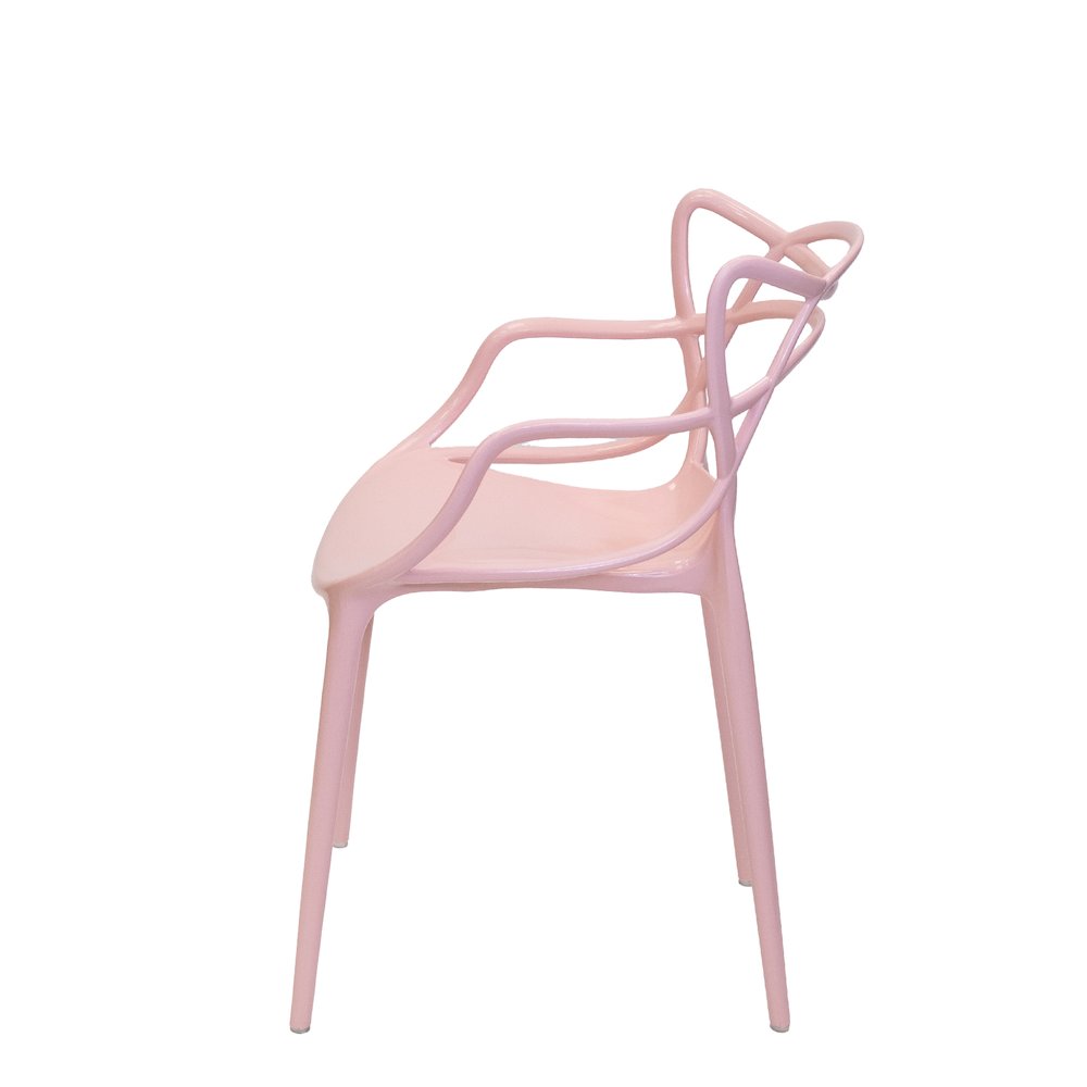 Commercial Seating Products kids David stacking chair in Pink. Picture 3