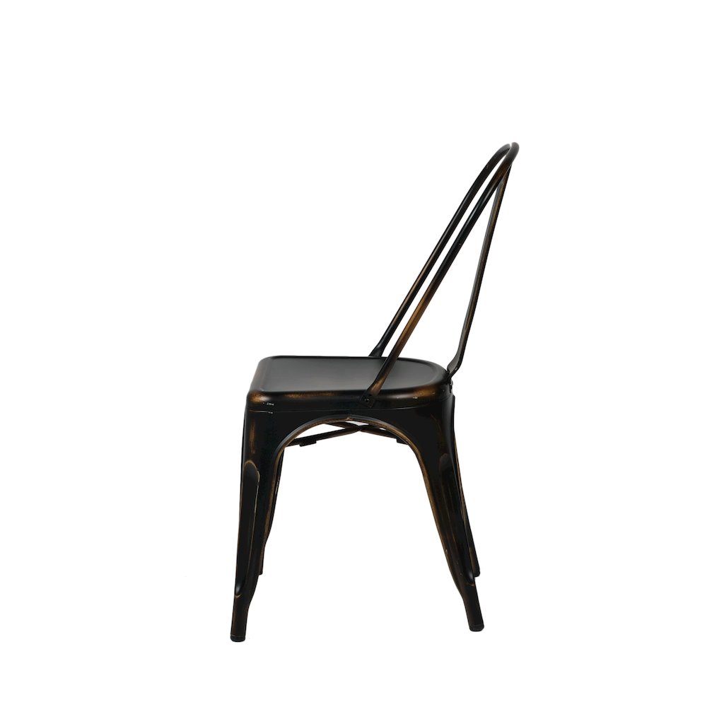 Commerical Seating Products Oscar Antique Black Dining Chairs. Picture 2