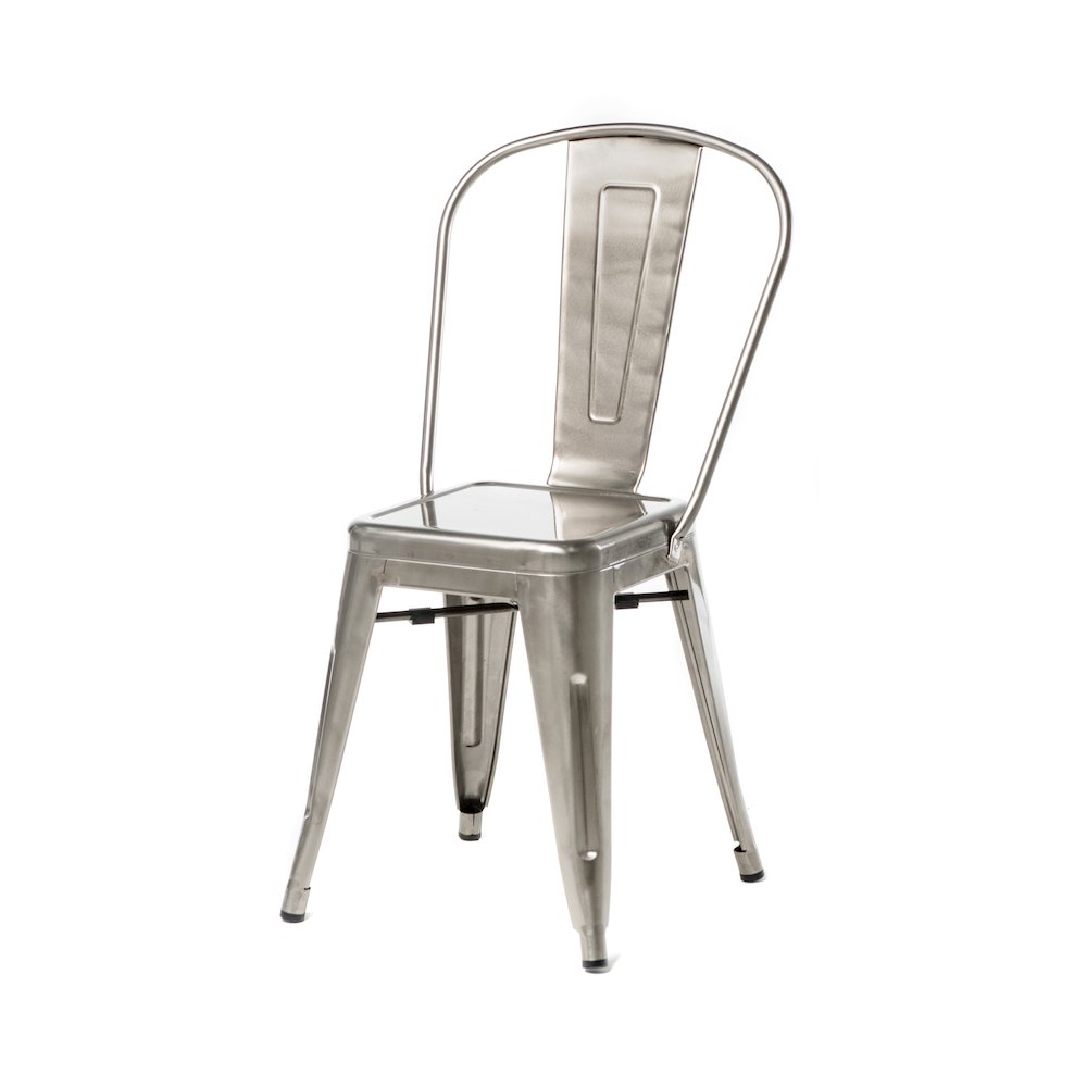 Commerical Seating Products Oscar Gun Metal Dining Chairs. Picture 1