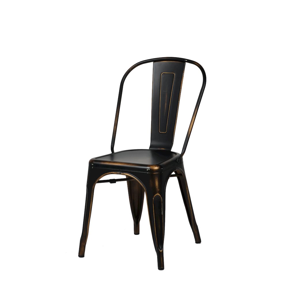 Commerical Seating Products Oscar Antique Black Dining Chairs. Picture 3