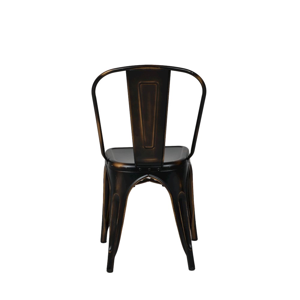 Commerical Seating Products Oscar Antique Black Dining Chairs. Picture 4