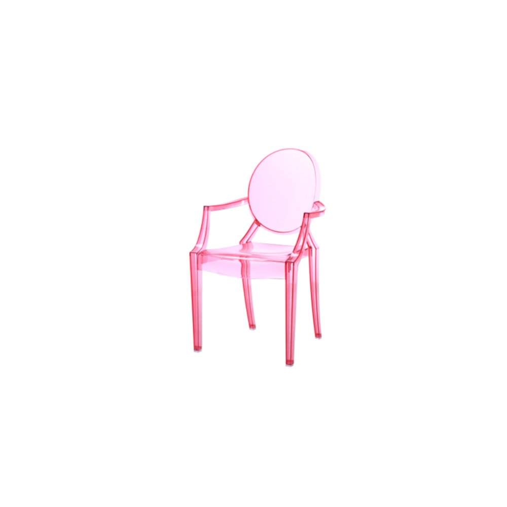 Commercial Seating Products Kage kids side chair with Arms,  Pink. Picture 1