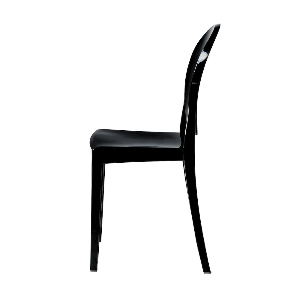 Commerical Seating Products RPC Black Kage Side Chair. Picture 1