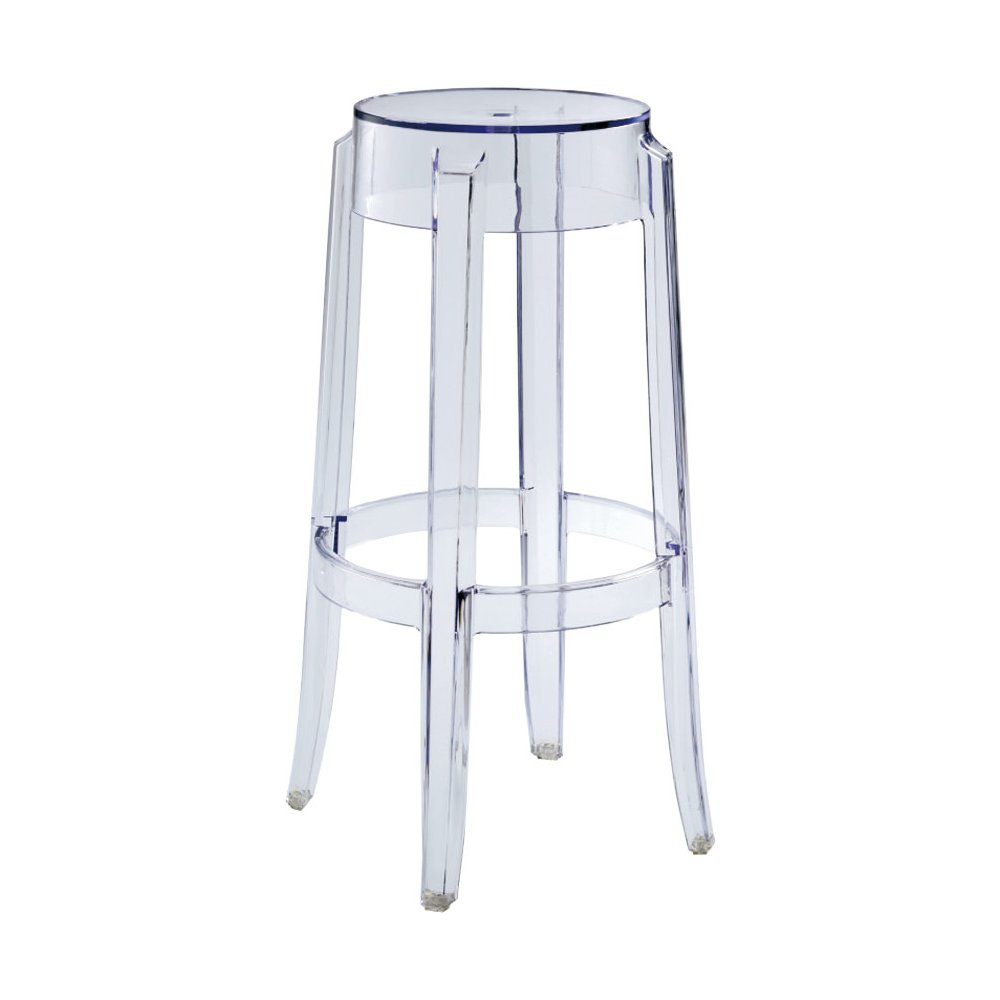 Commerical Seating Products RPC Clear  Kage Backless Stool Chairs. Picture 3