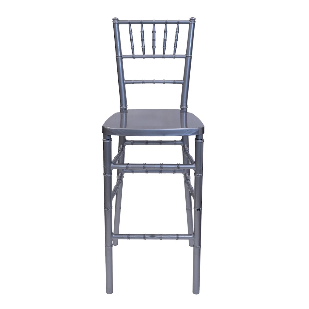 Commercial Seating Products Chiavari Barstool In Silver. Picture 1
