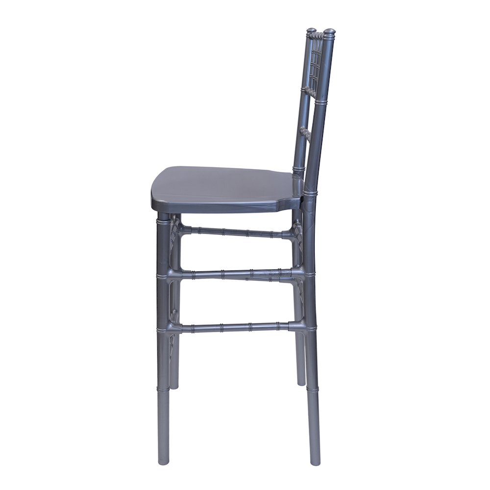 Commercial Seating Products Chiavari Barstool In Silver. Picture 3