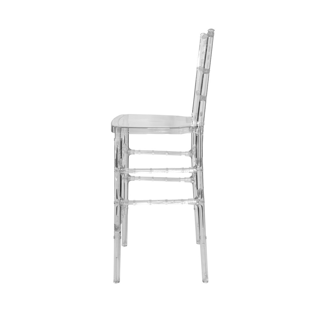 Commerical Seating Products Napleon Clear Barstool Chairs. Picture 3