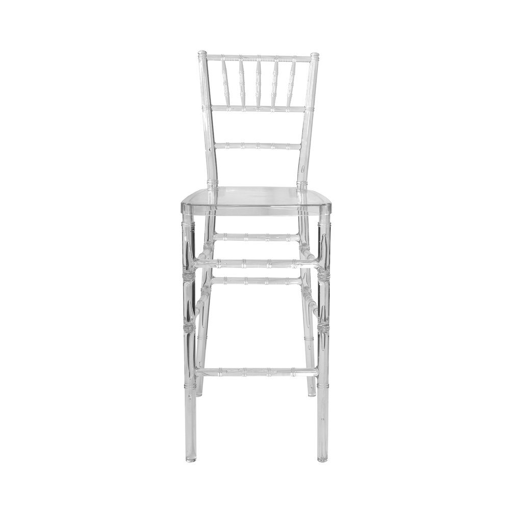 Commerical Seating Products Napleon Clear Barstool Chairs. Picture 2