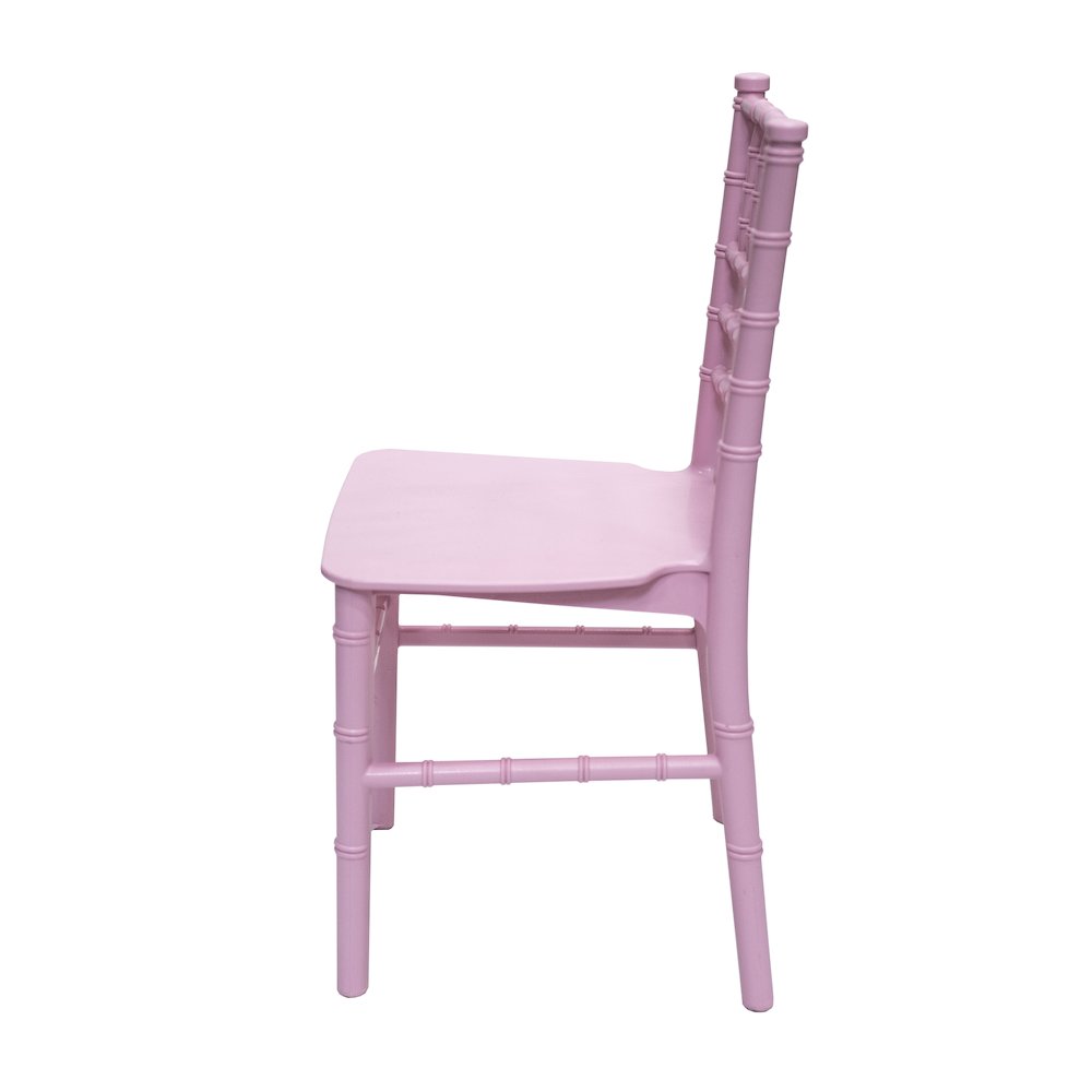Stackable Kids Pink  Chiavari Stackable Chair. Picture 1