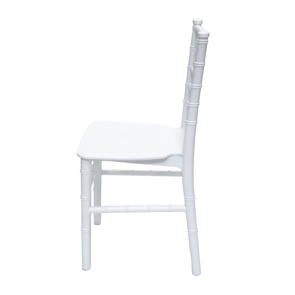 Stackable Kids White  Chiavari Stackable Chair. Picture 3