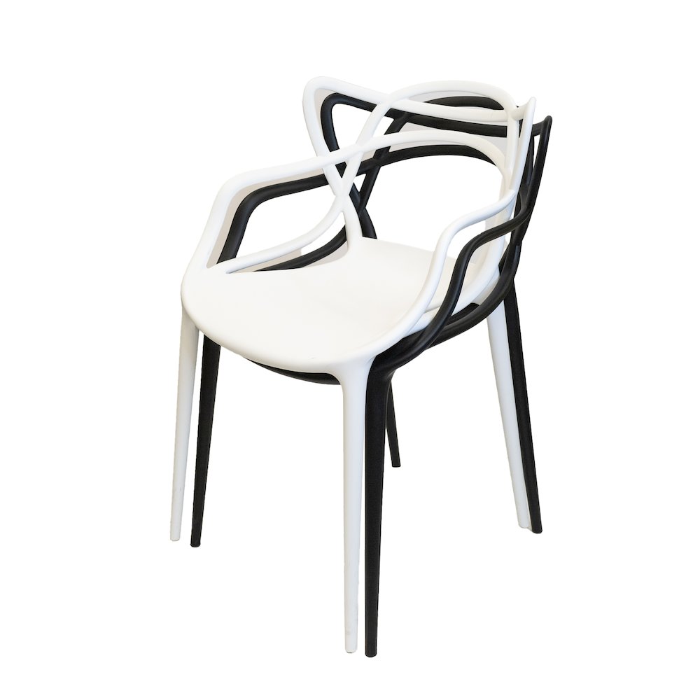 Set Of 1 Kids David Side Chair -Black. Picture 3