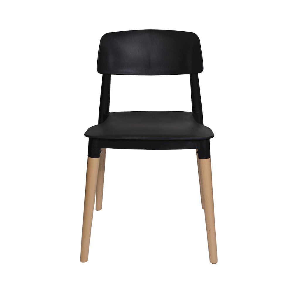 Commerical Seating Products Mid Century Modern Black Dining Chairs. Picture 4