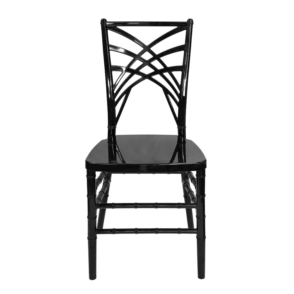 Commercial Seating Product Black Stacking Dining Chair. Picture 1