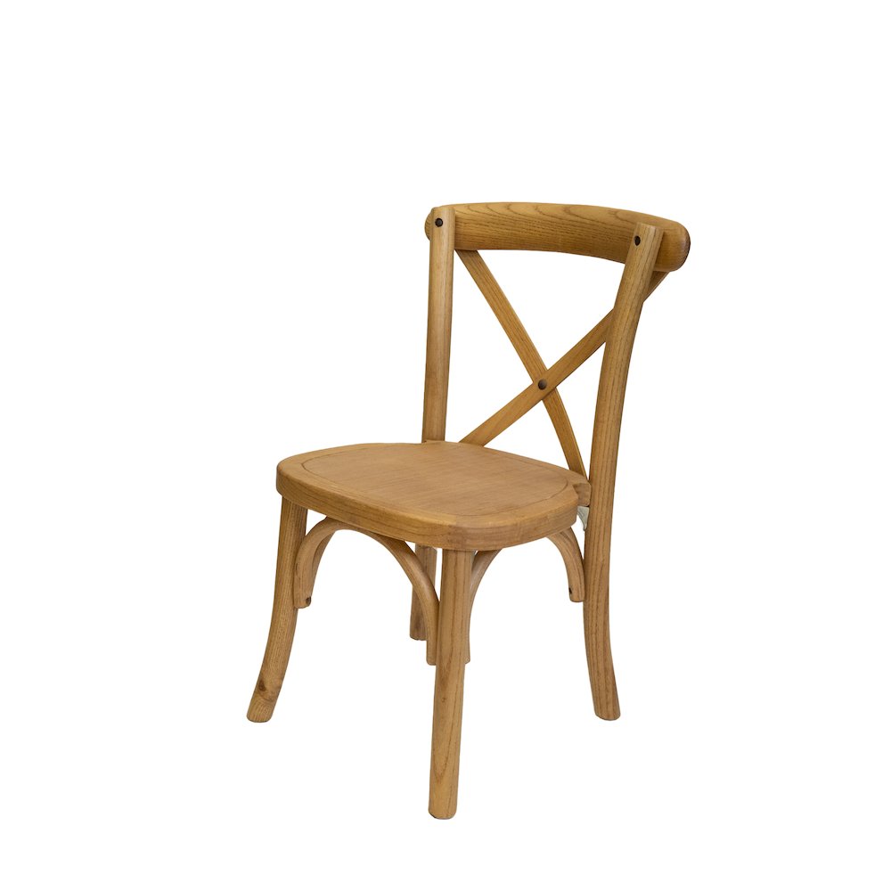 Commerical Seating Products Kids Tinted Raw Crossback Chairs. Picture 1