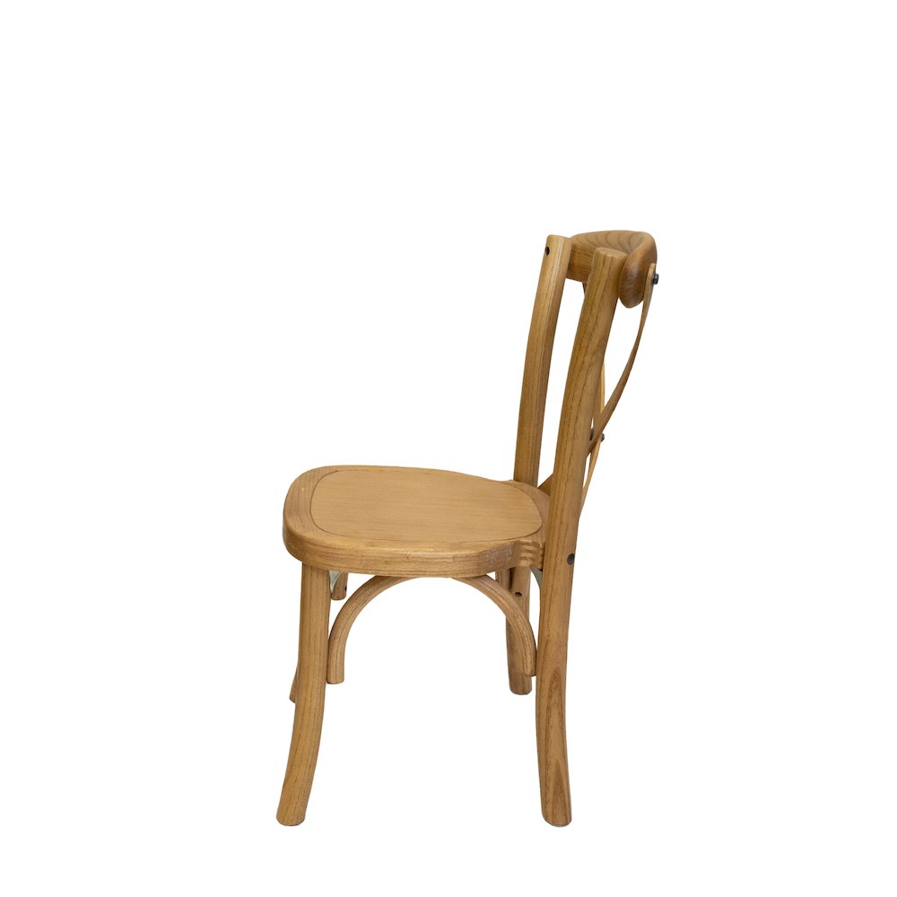 Commerical Seating Products Kids Tinted Raw Crossback Chairs. Picture 2