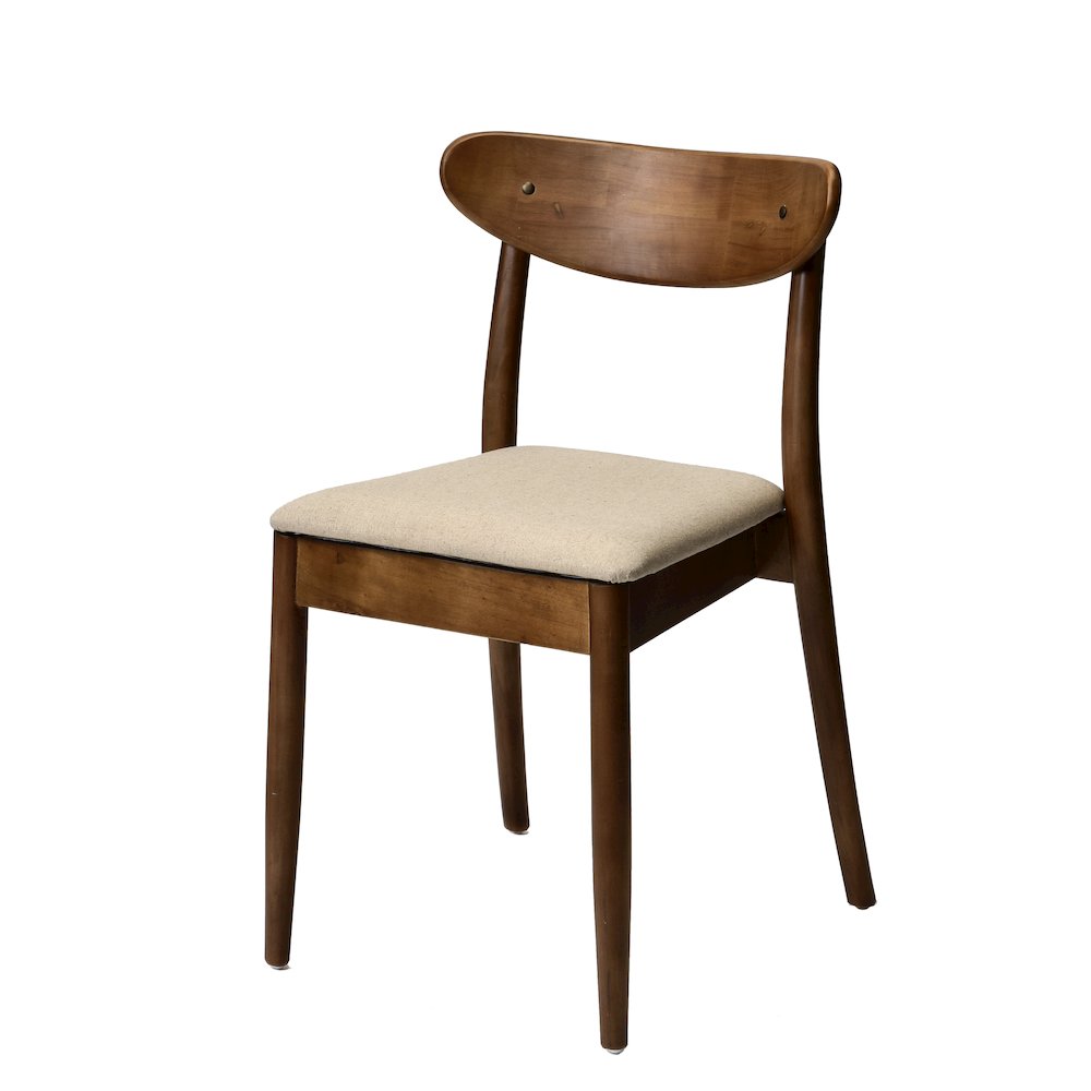 Commerical Seating Products Mid Century Café Dark Walnut Dining Chairs. Picture 2