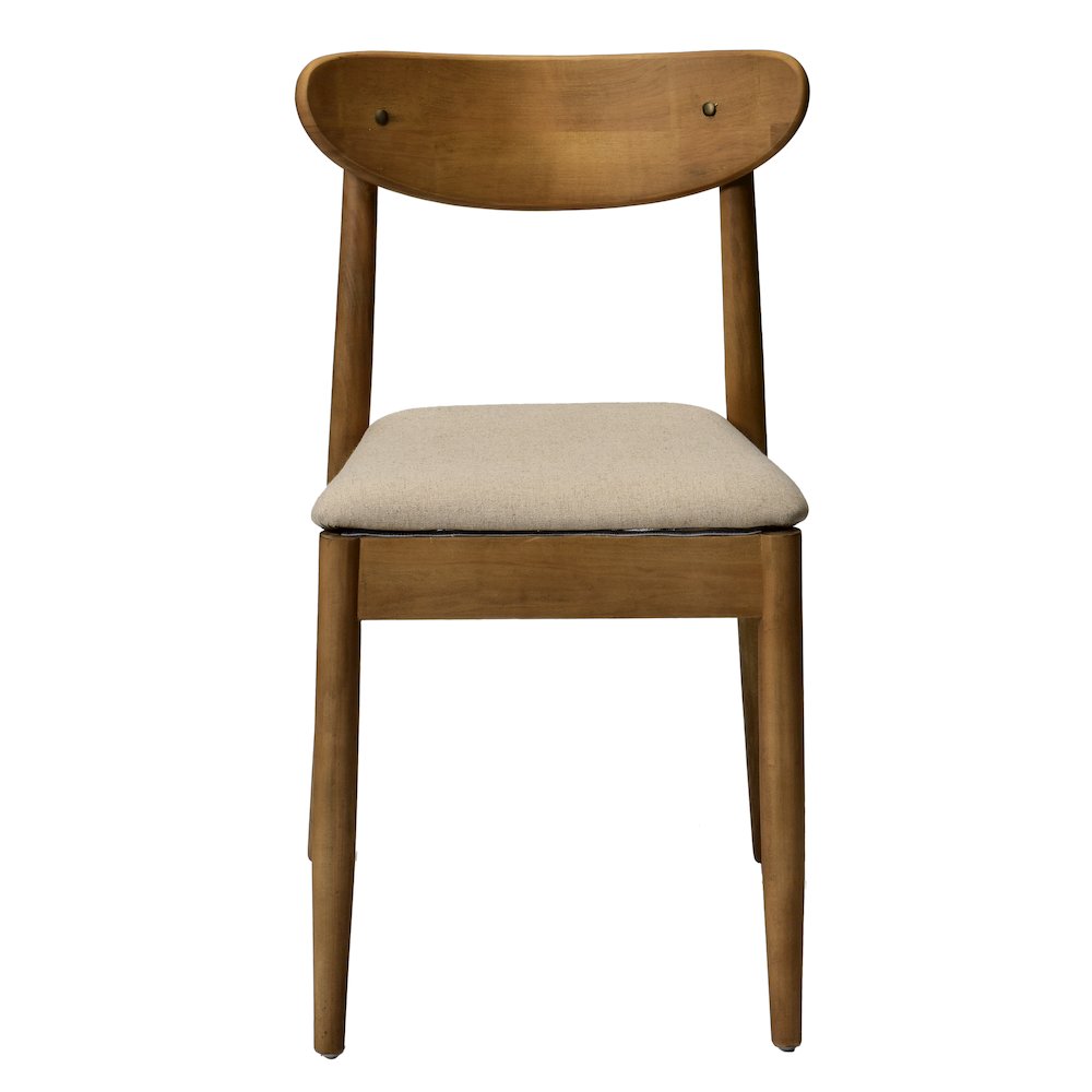 Commerical Seating Products Mid Century Café Dark Walnut Dining Chairs. Picture 4