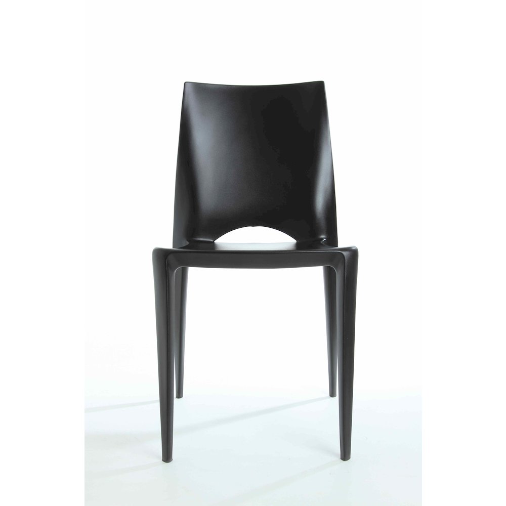Commerical Seating Products Black Crescent Dining Chairs. Picture 1