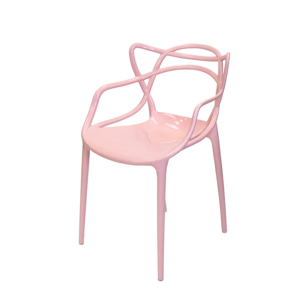 Commercial Seating Products kids David stacking chair in Pink. Picture 2