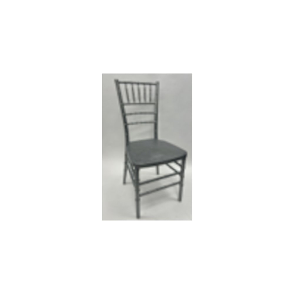 Set Of 1 Max Resin Steel Core Chiavari - Chrome (Assembled). Picture 1