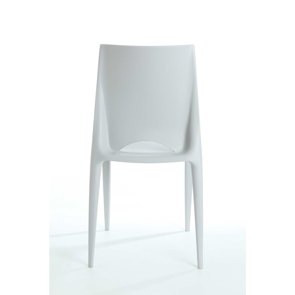 Commerical Seating Products Light Grey Crescent Dining Chairs. Picture 1