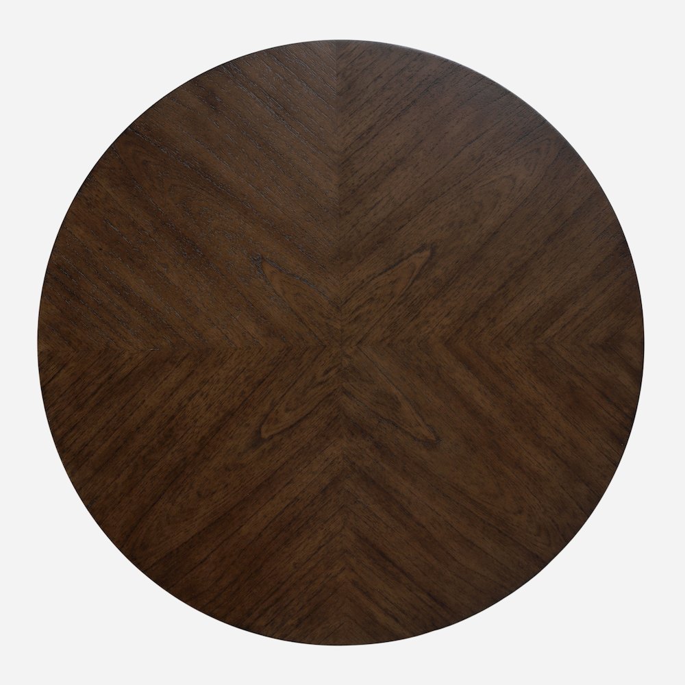 Lacey Round Nest Of Tables, Dark Brown. Picture 9