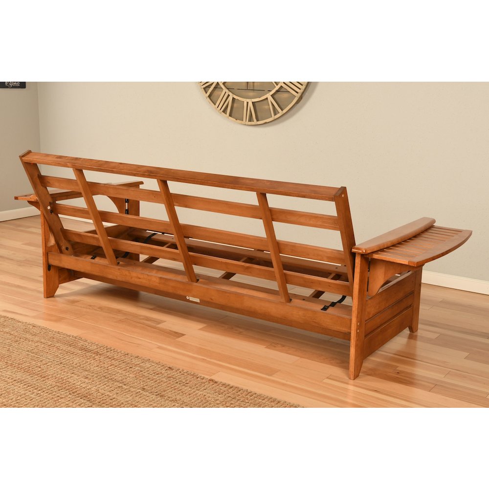 Phoenix Frame-Barbados Finish-Linen Aqua Mattress. Picture 3