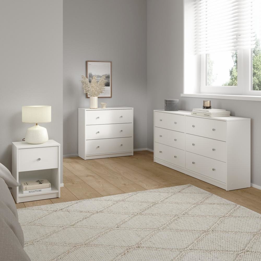 Portland 3-Piece Bedroom Set, White. Picture 4