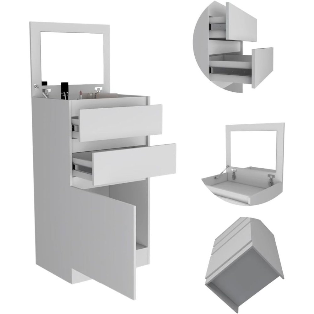 Kamelot Dresser White MDF. Picture 2