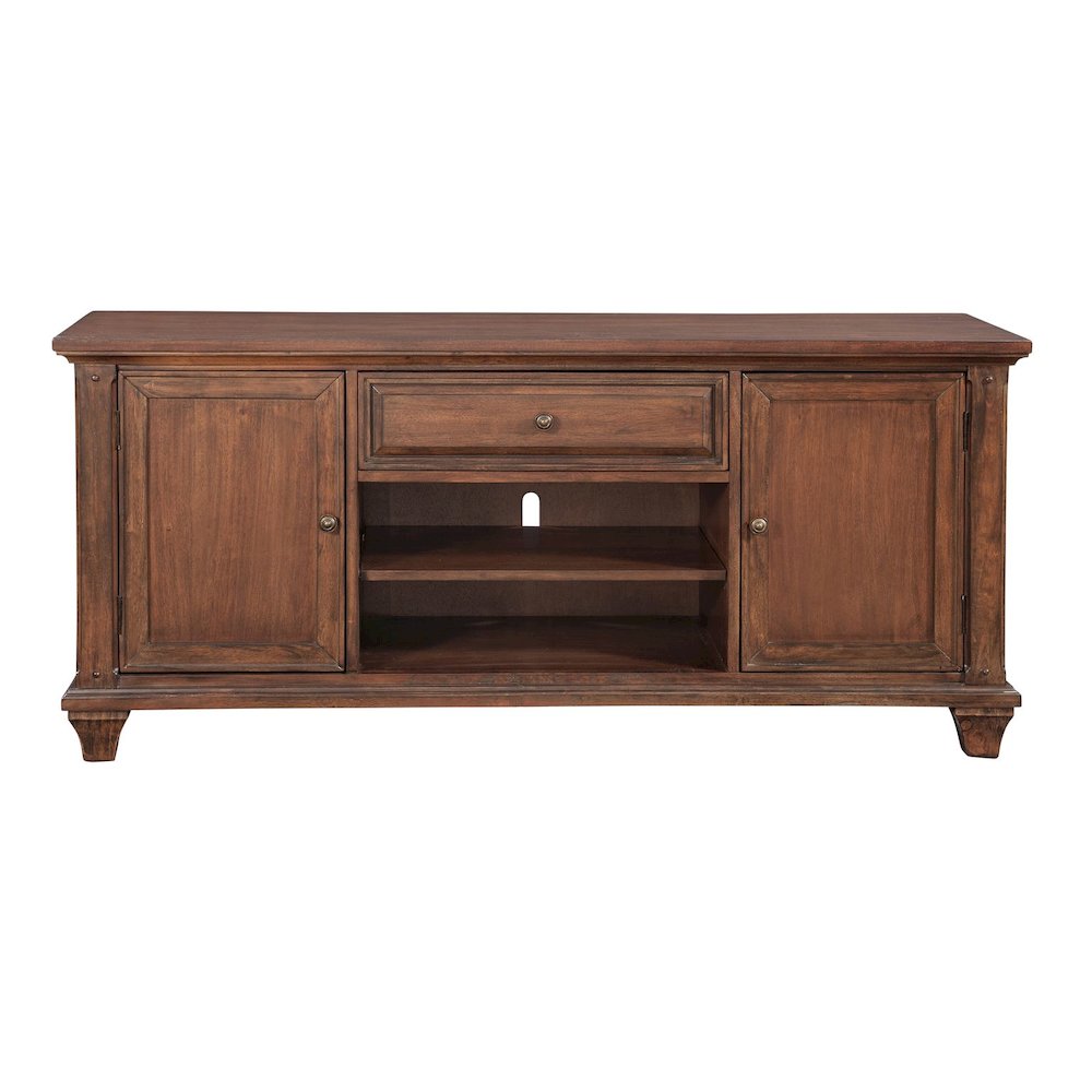 Sedona 66" Entertainment Console - Cinnamon Cherry. Picture 3