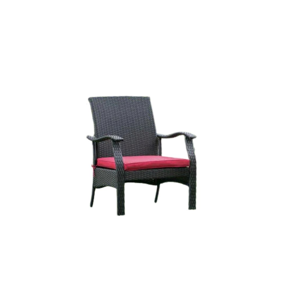 Wicker Patio Set Black, DTL3C01B. Picture 2