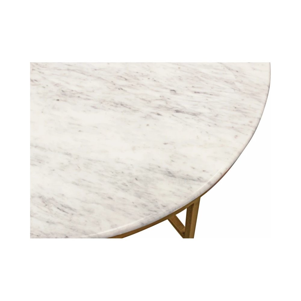 Orlando Marble Top Coffee Table in Ivory. Picture 5
